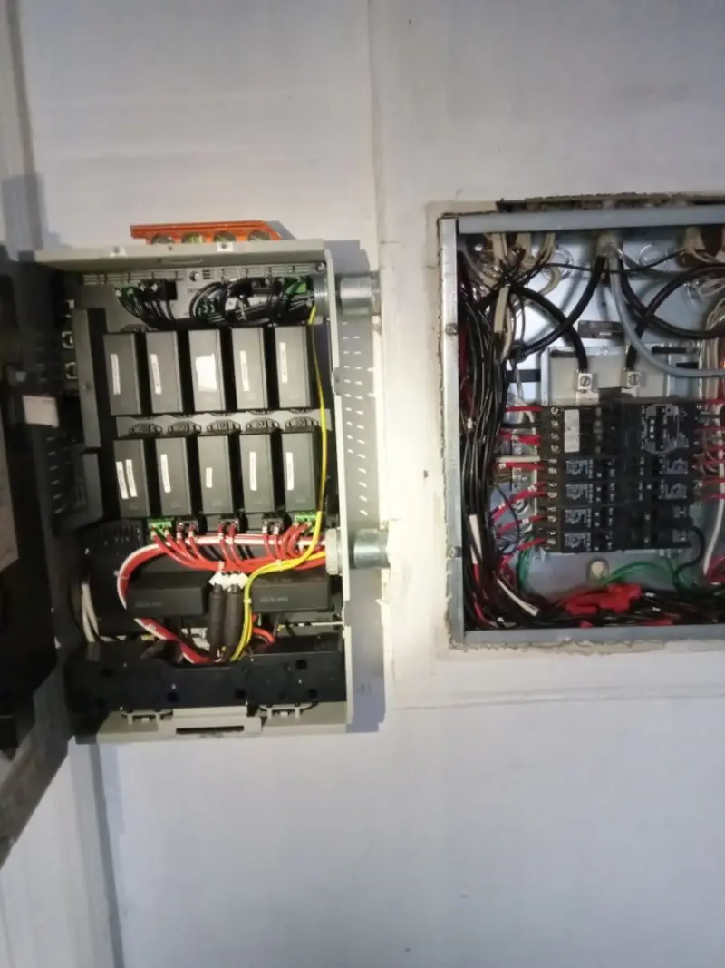 Electrical panel upgrade completed for Security Camera Wiring in Bakersfield